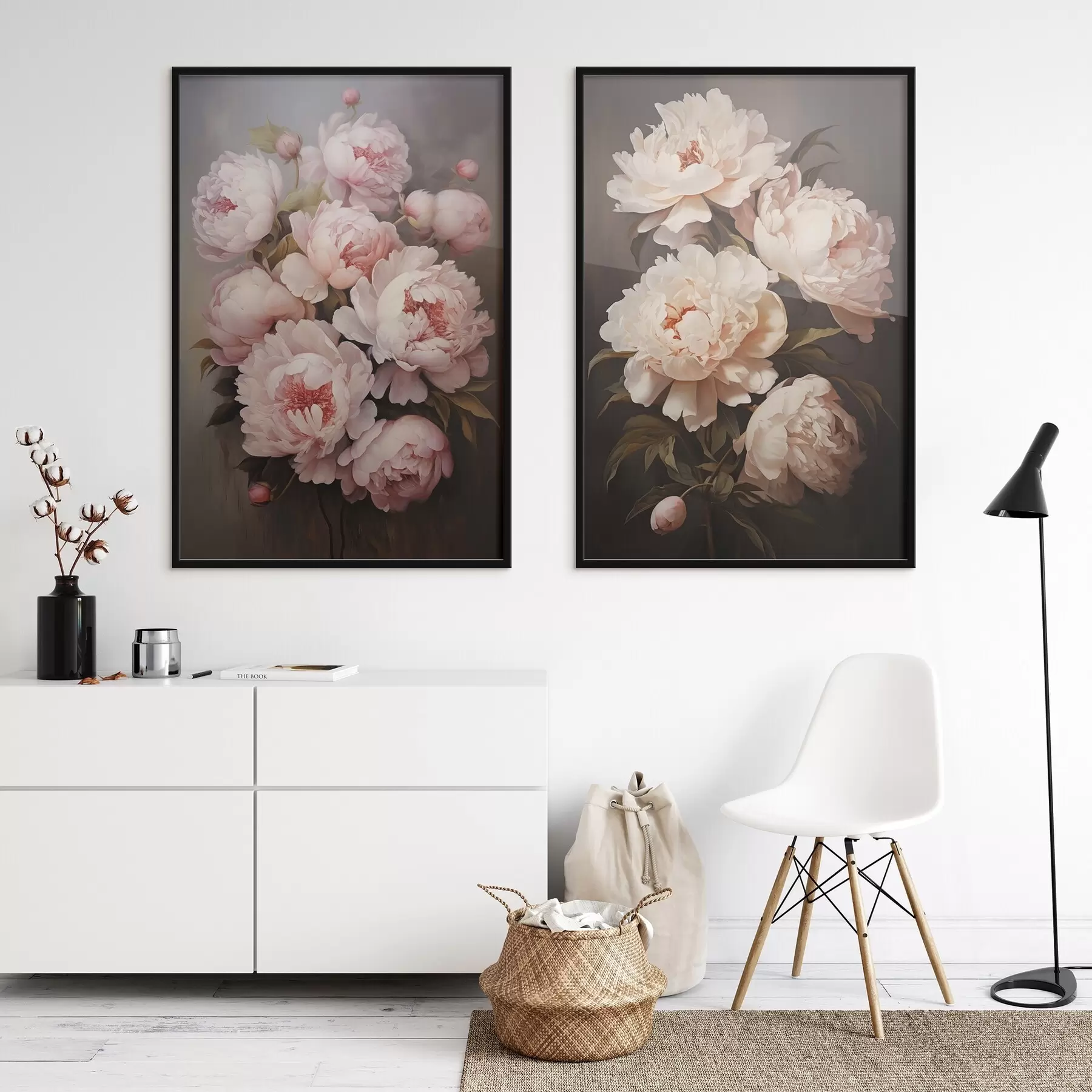 Картина Ніжні півонії d00598