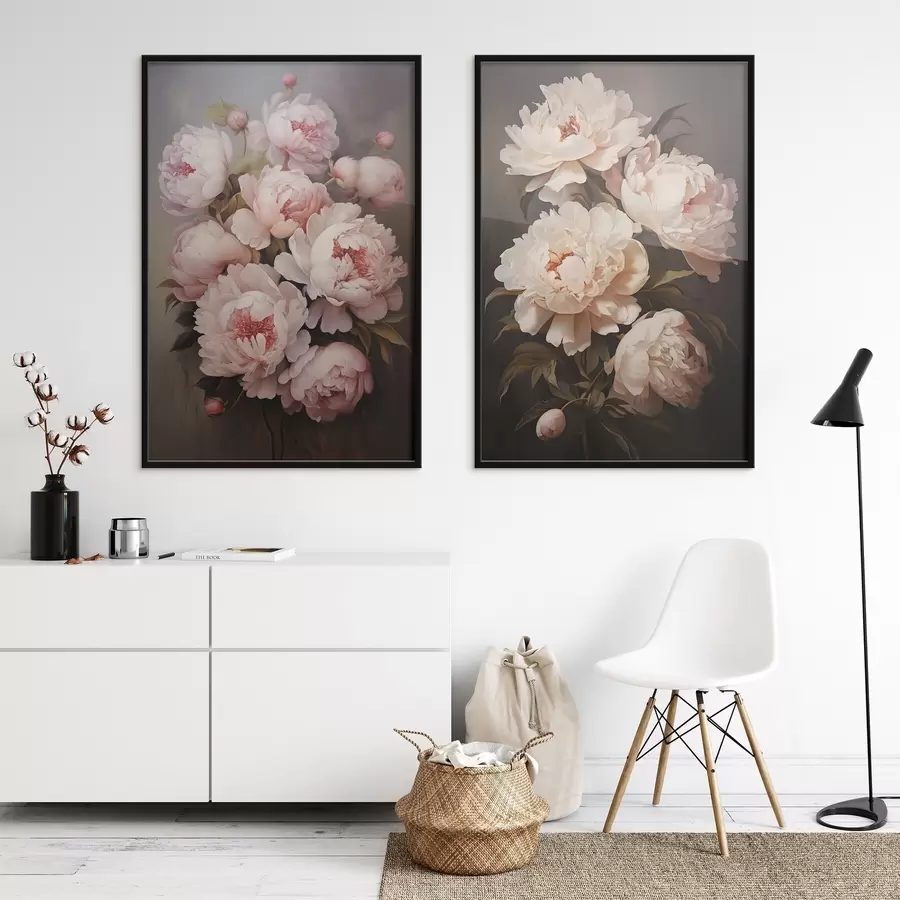 Картина Ніжні півонії d00598
