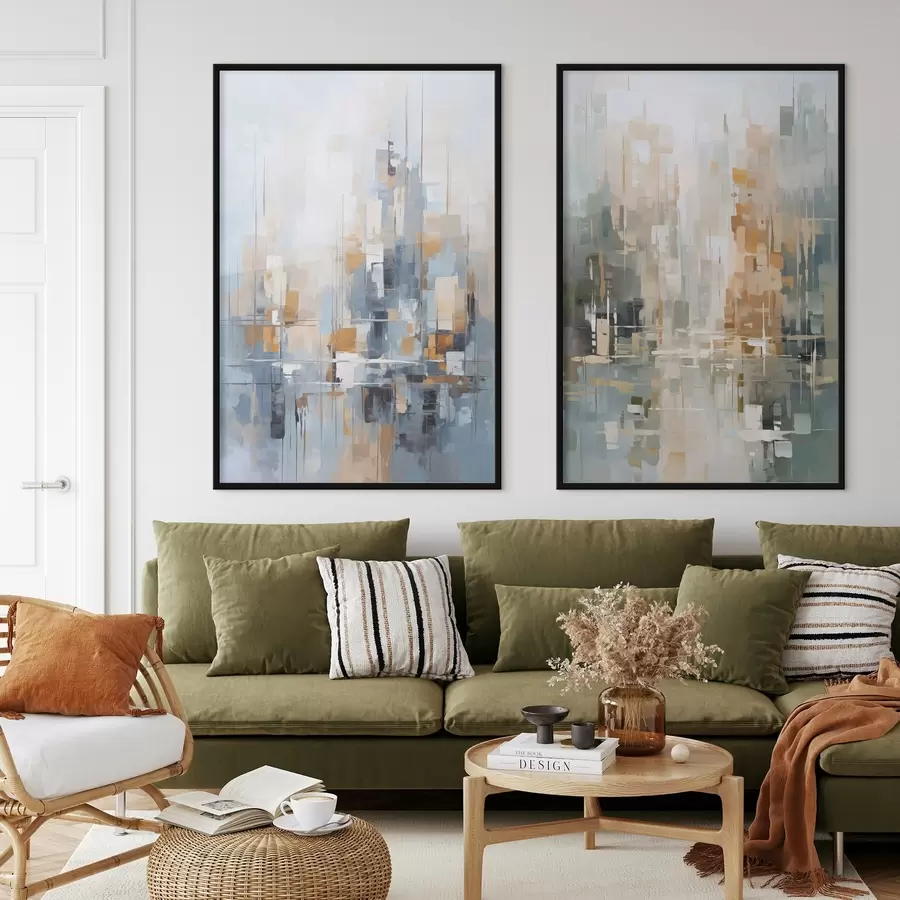 Картина Абстрактна імітація живопису d00625