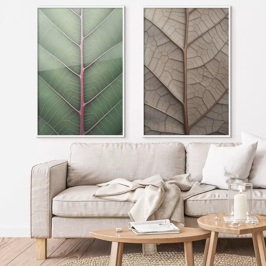 Картина Жилкуватий лист d00663