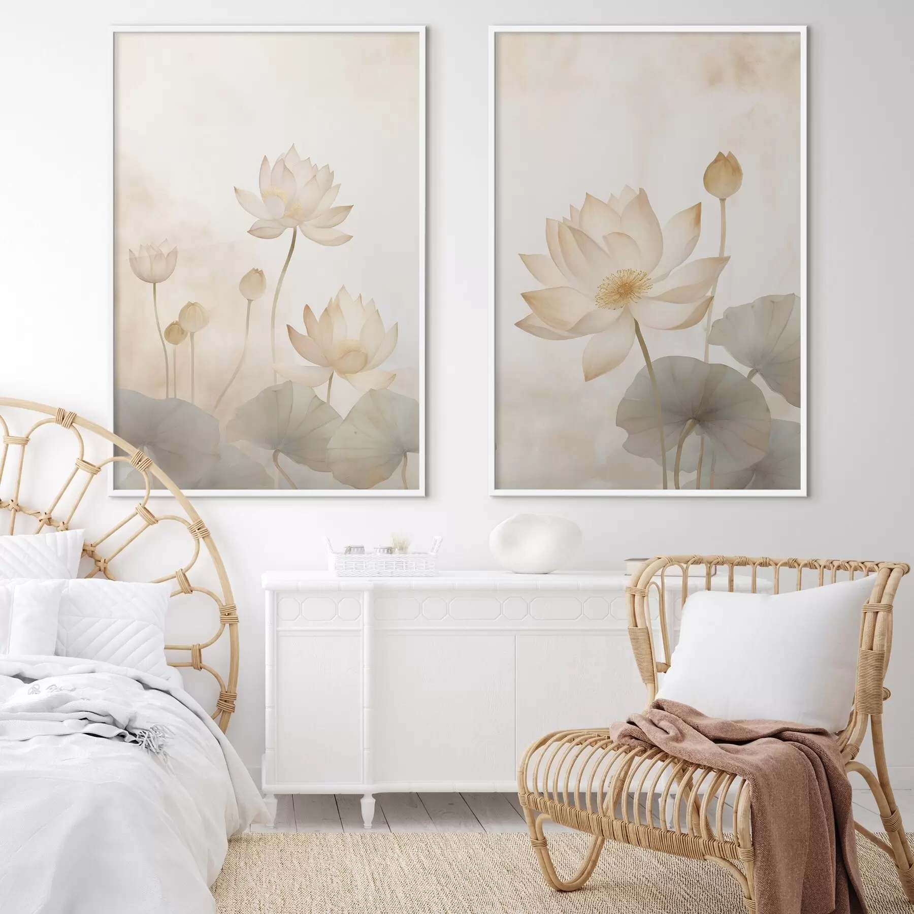 Картина Квіти лотоса d00668