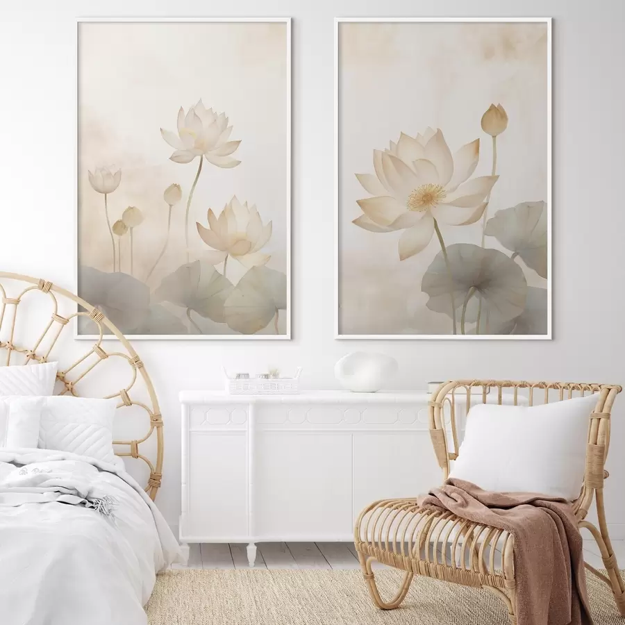 Картина Квіти лотоса d00668