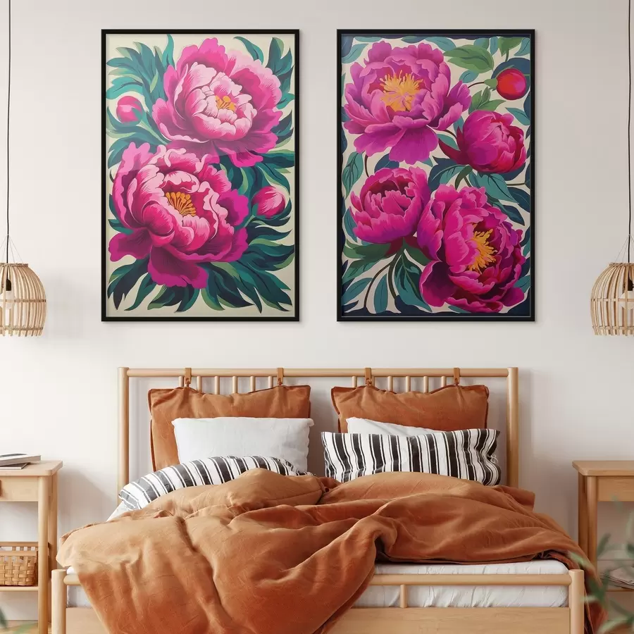 Картина Півонії. d00727