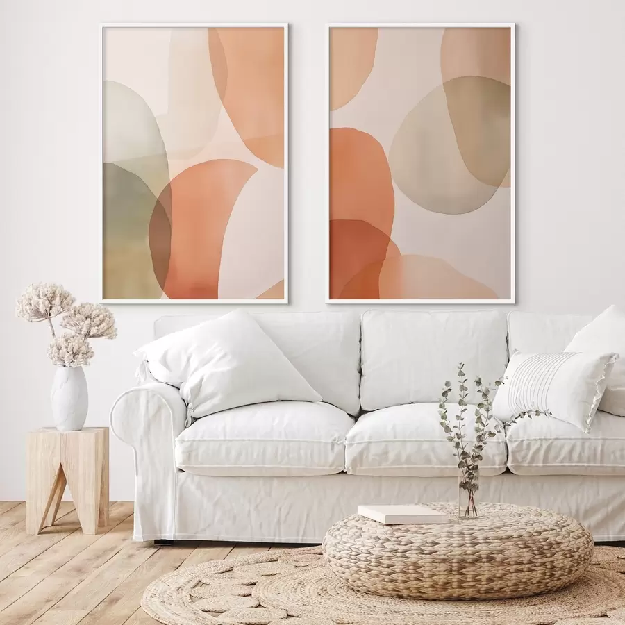 Картина Кольорові абстрактні кола d00731