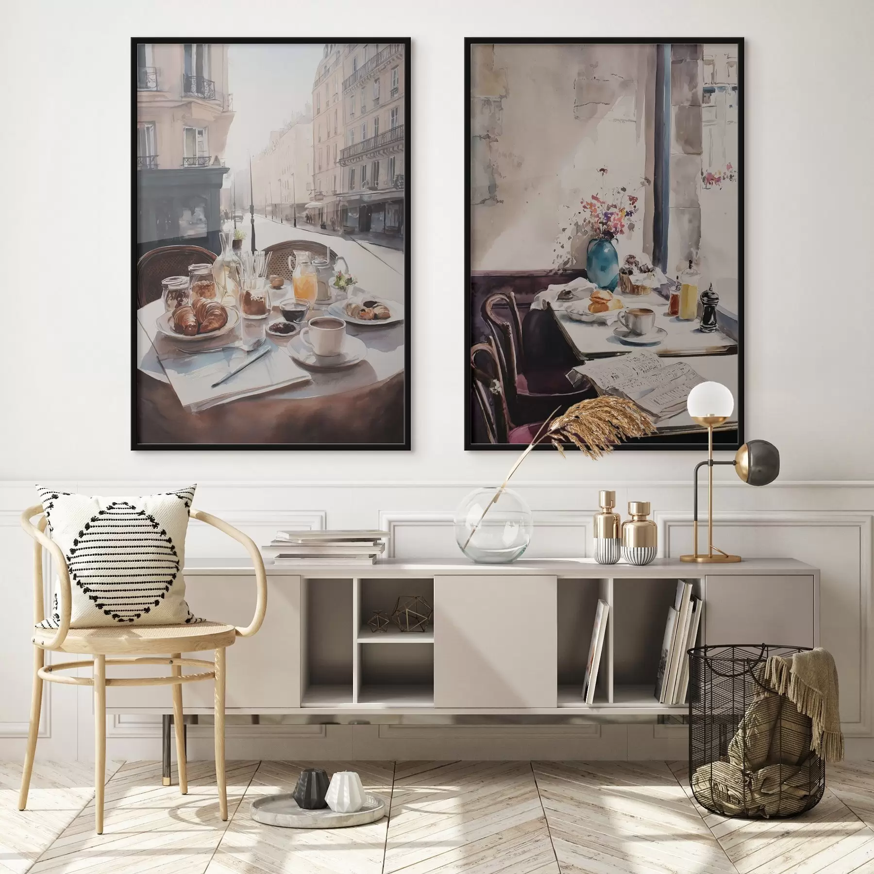 Картина сніданок у Парижі d00736