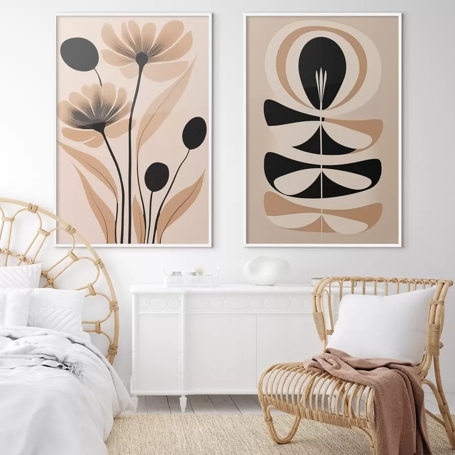 Картина Абстрактні квіти d00773