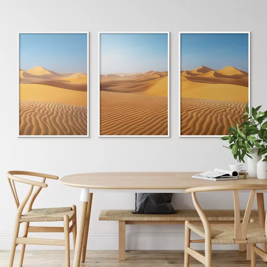 Картина Блакитне небо в пустелі d00786