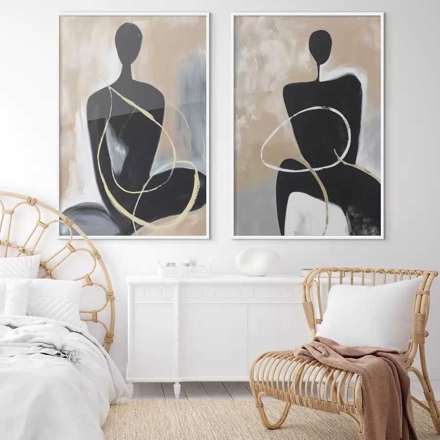 Картина Абстрактні силуети d00719