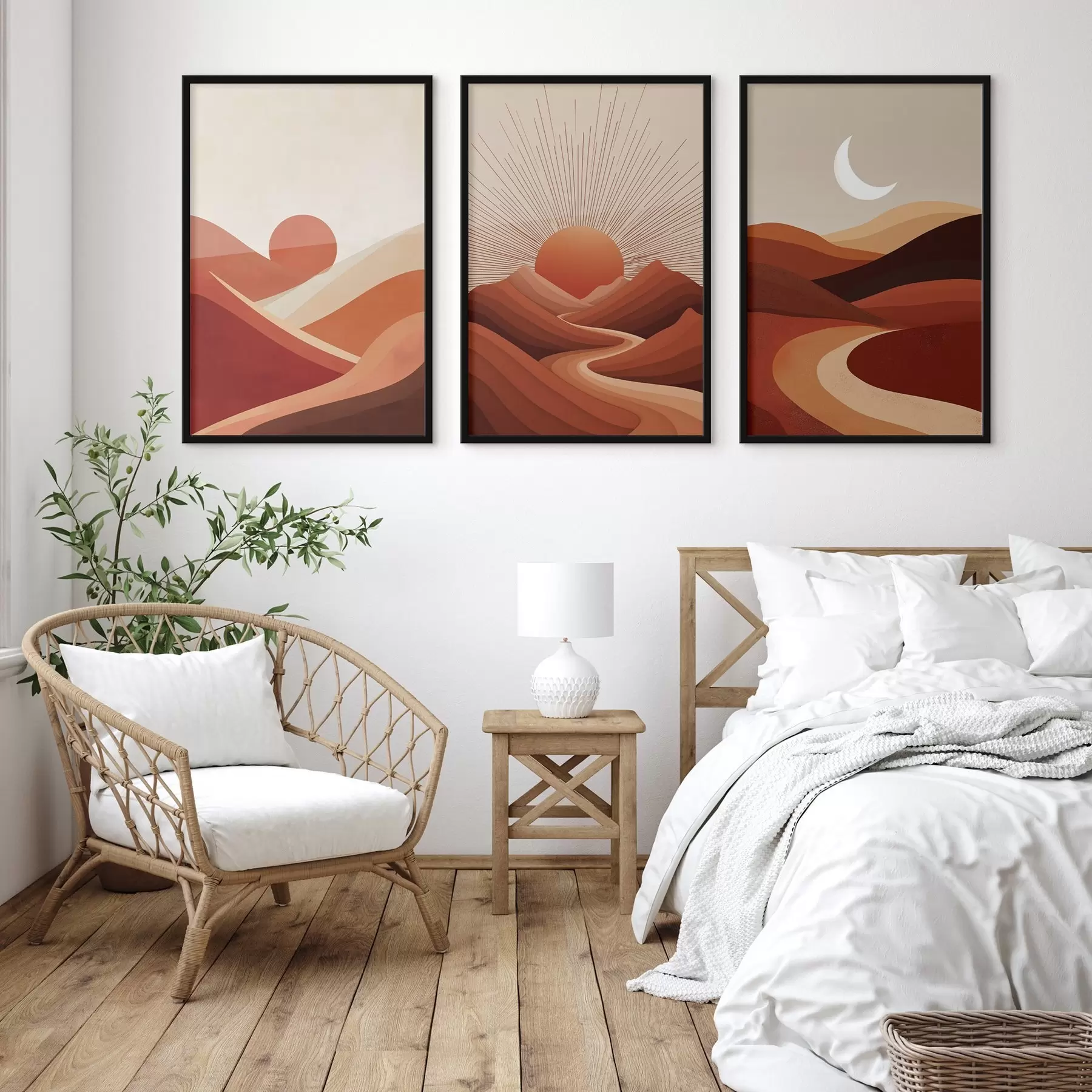 Картина Абстрактне сонце в лініях d00606