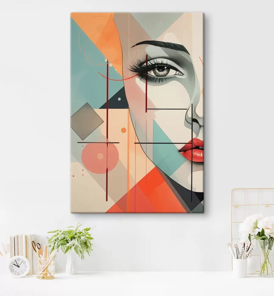 Картина Люди, обличчя, геометрія s47447