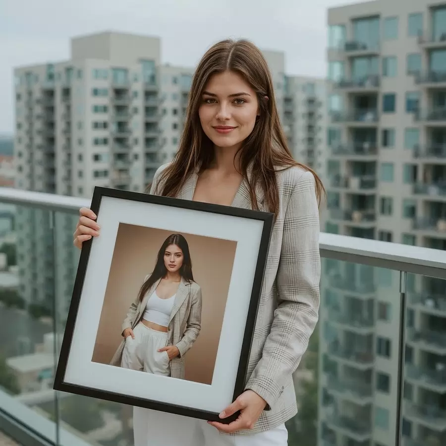 Картина Портрет з вашої власної фотографії на стіні s47159