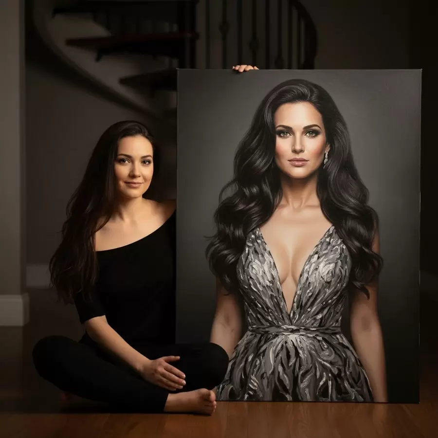 Картина Великий портрет з фотографії для стіни s47160