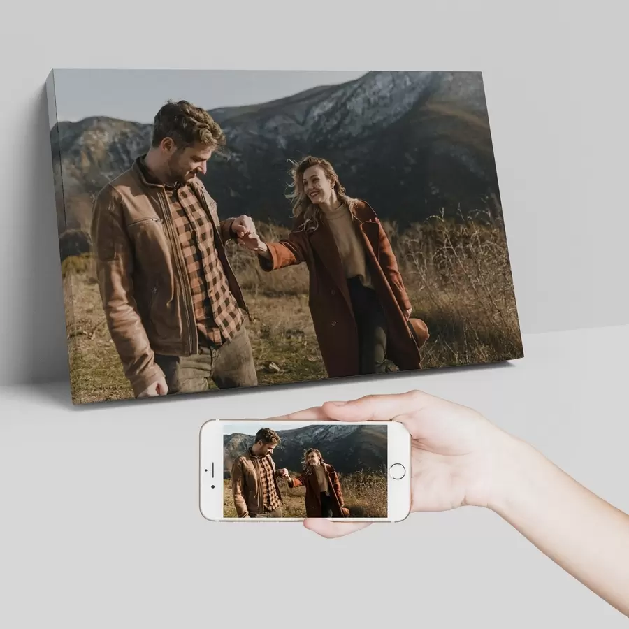 Картина Друк сімейних фотографій на полотні s47167