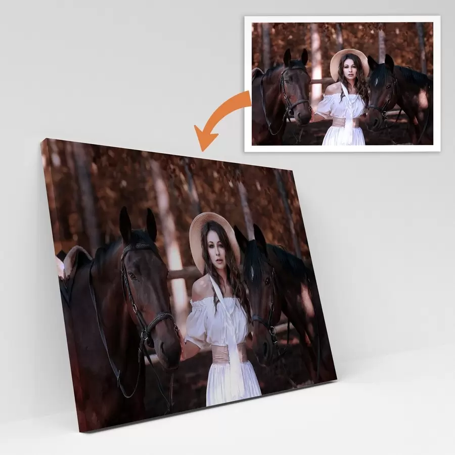 Картина Подарунок для дівчини на основі її фотографії s47176