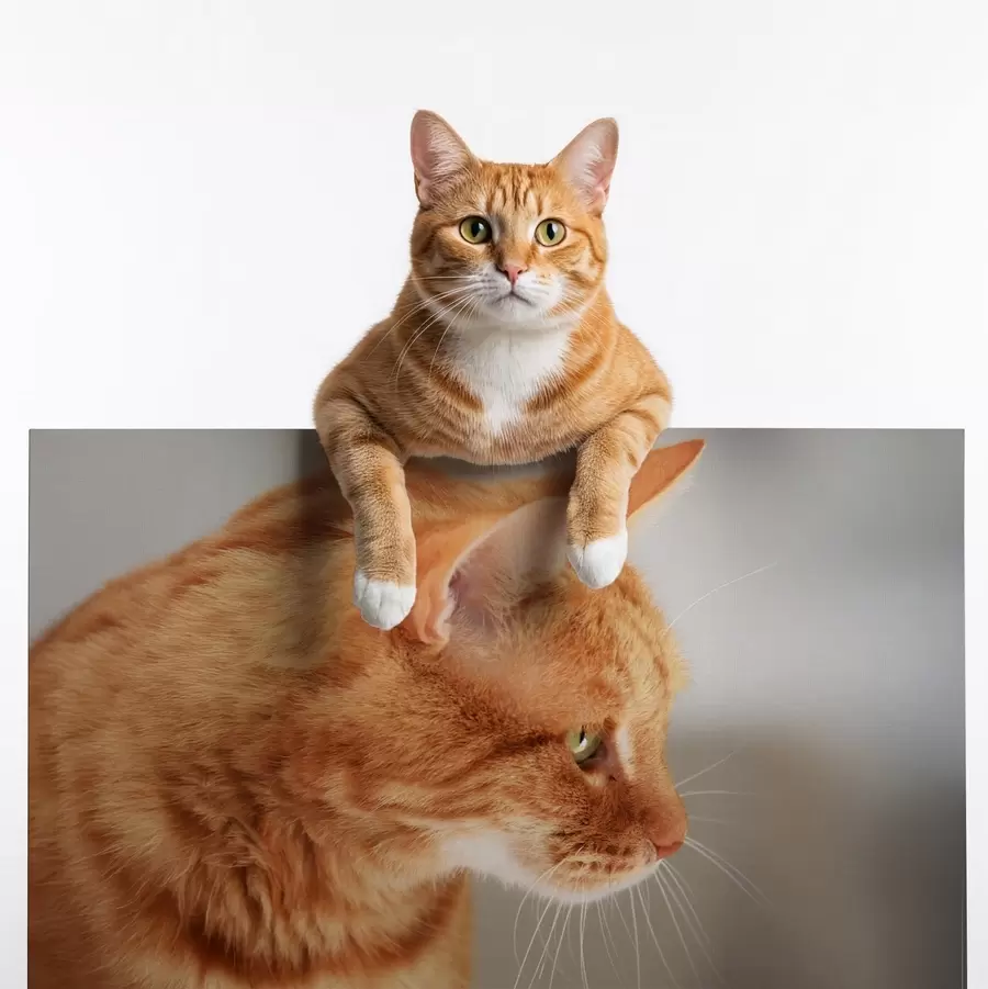 Картина Фотографія вашої кішки на полотні s47194