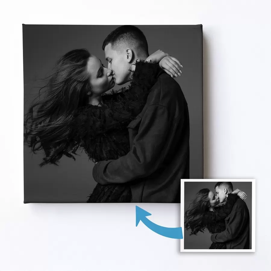 Картина Романтичний подарунок для пари на основі фотографії s47206