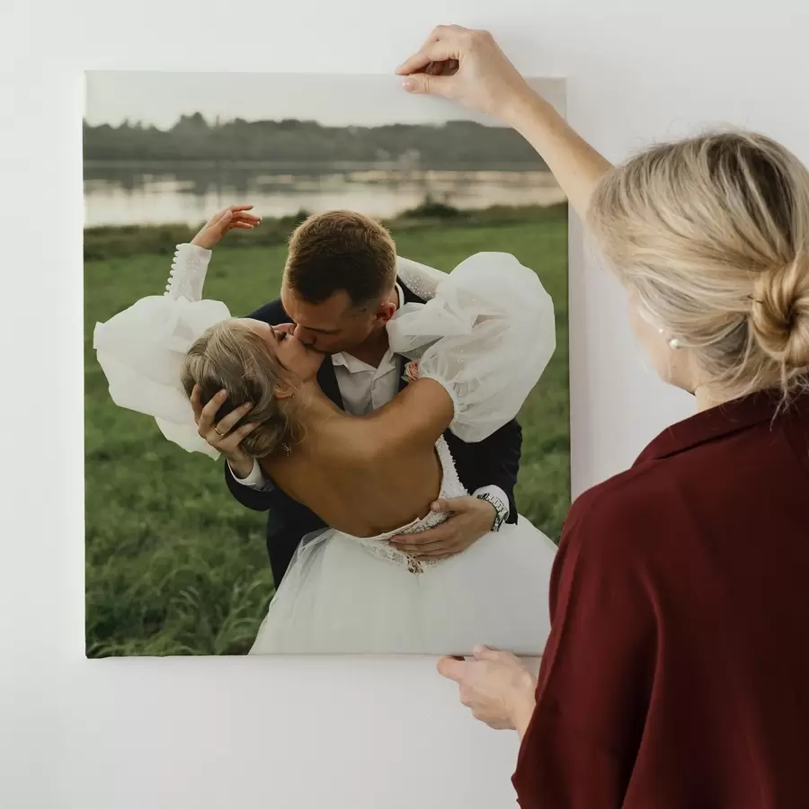 Картина Весільна фотографія на полотні s47216