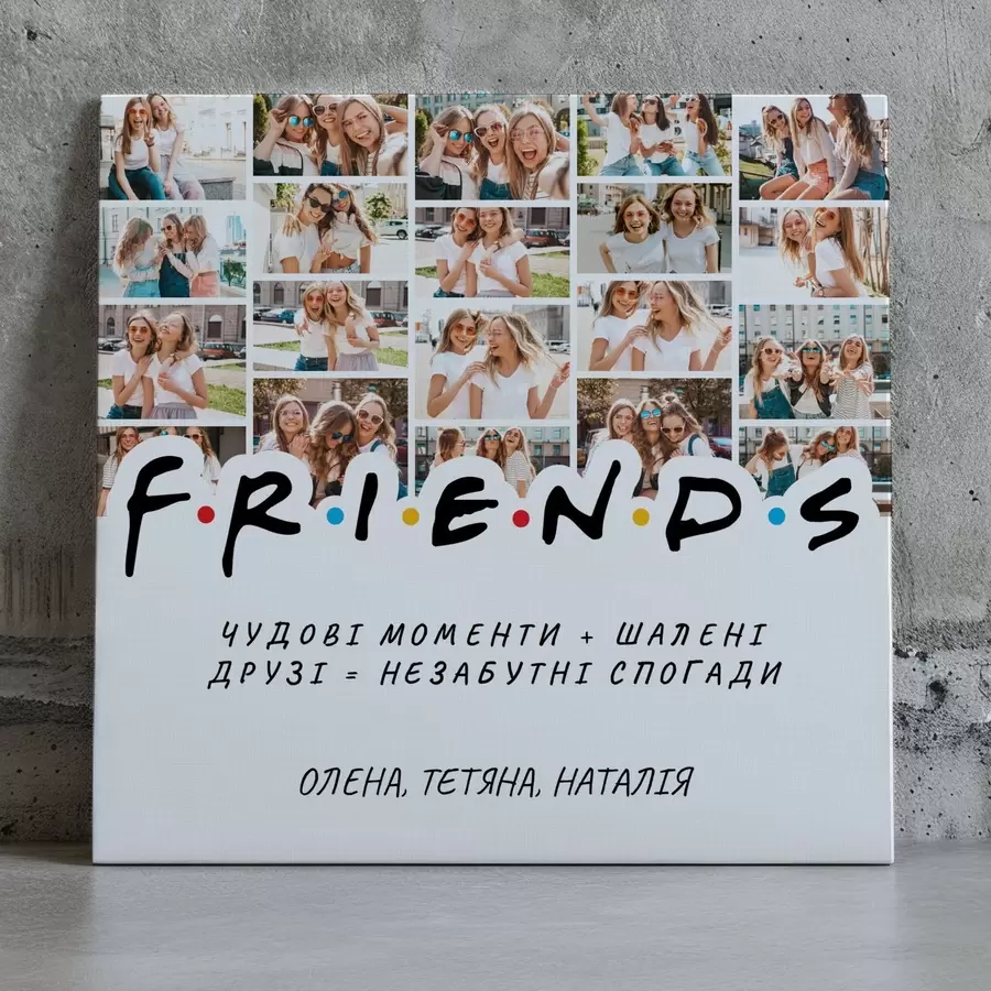 Картина Подарунковий фотоколаж для друзів на свята s47564