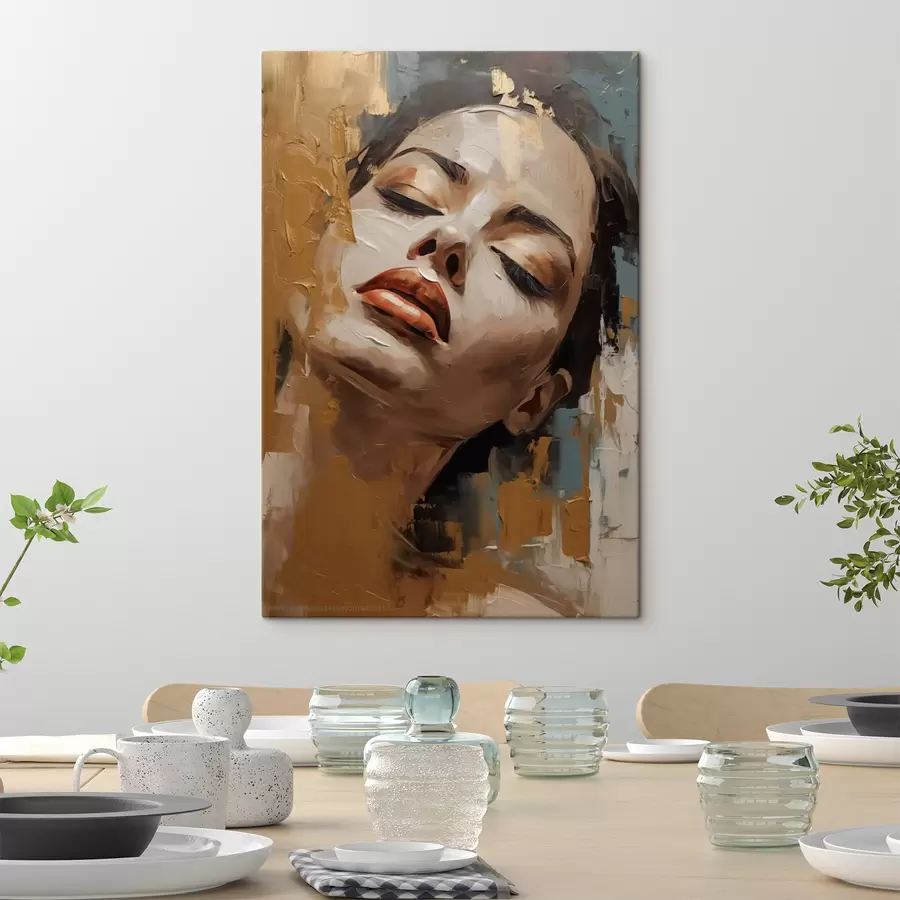 Картина Абстрактний портрет дівчини s47392