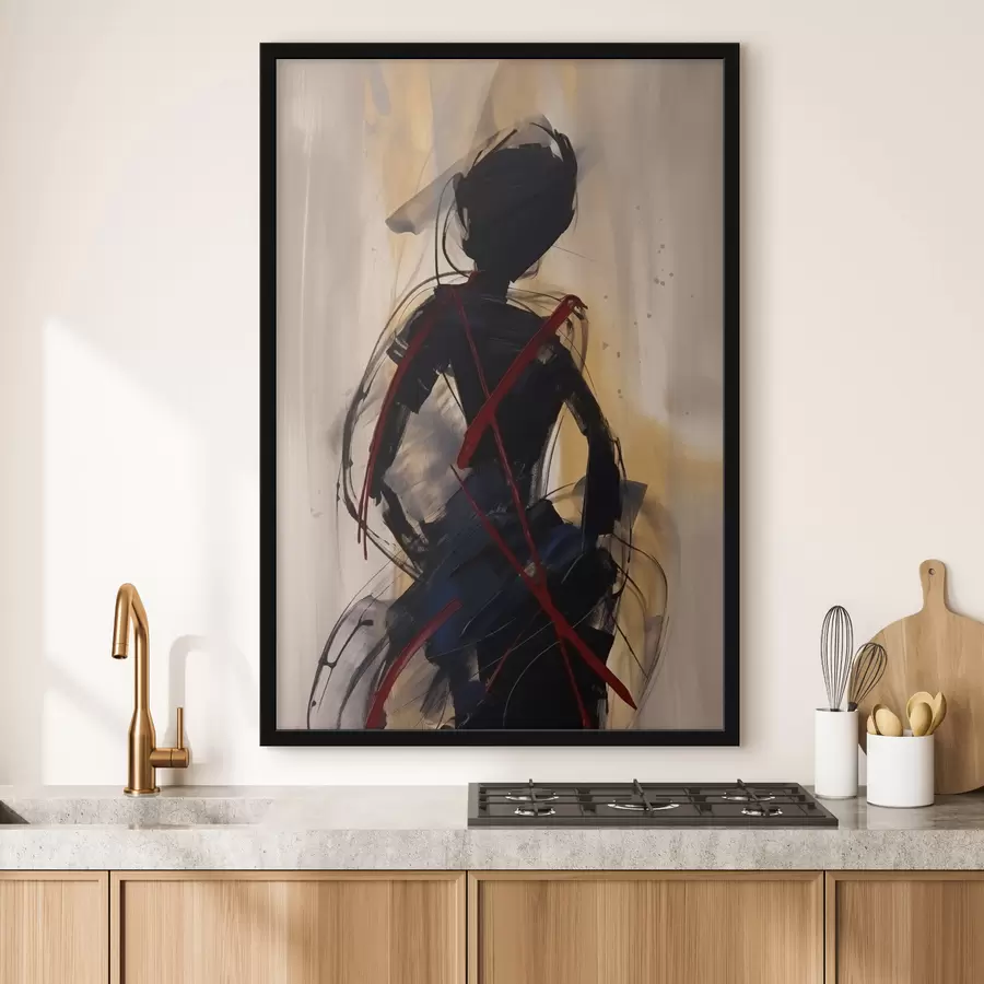 Картина Абстрактний силует f47344