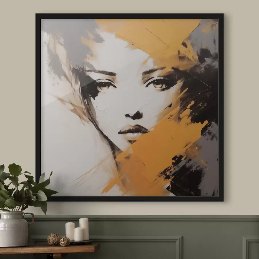 Картина Абстрактний портрет f47350