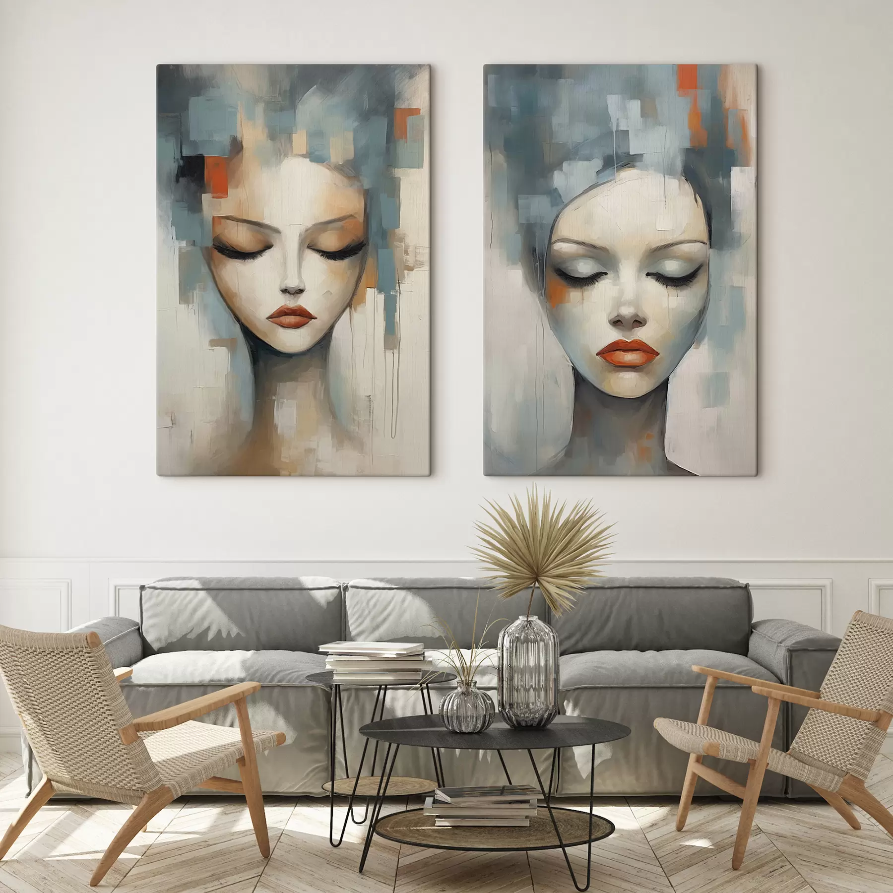 Картина Абстрактні портрети m01204