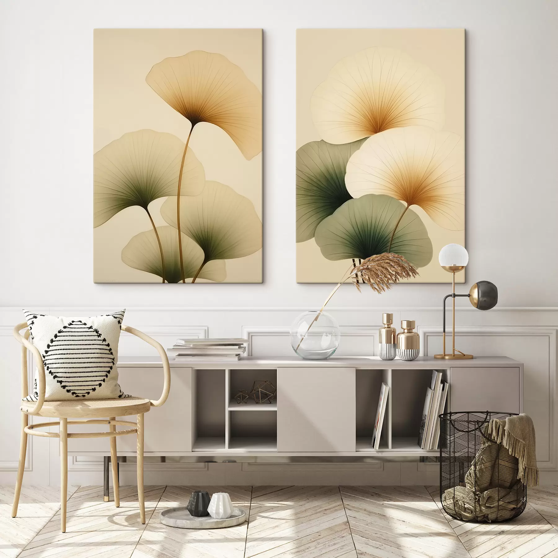 Картина Листя гінкго m01213