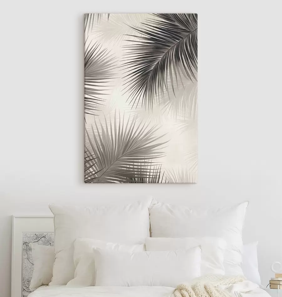 Картина Розфарбовані пальмові гілки s47505