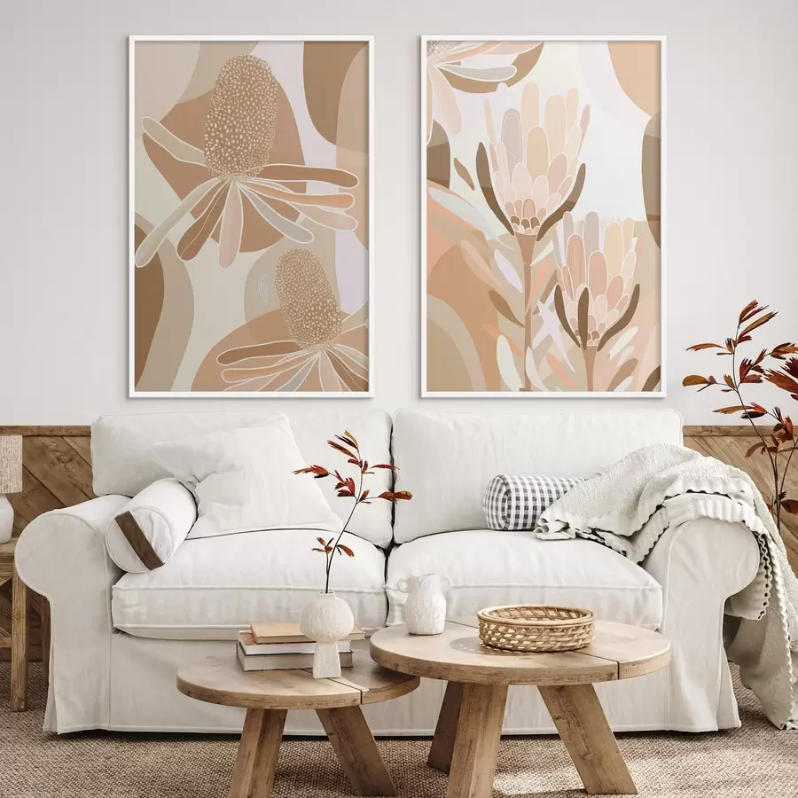 Картина Абстрактні квіти d01107