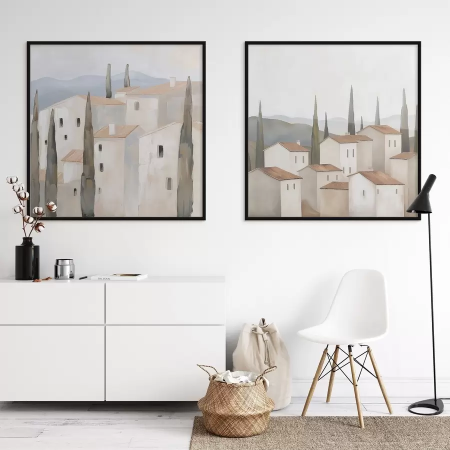 Картина Будинки d01150