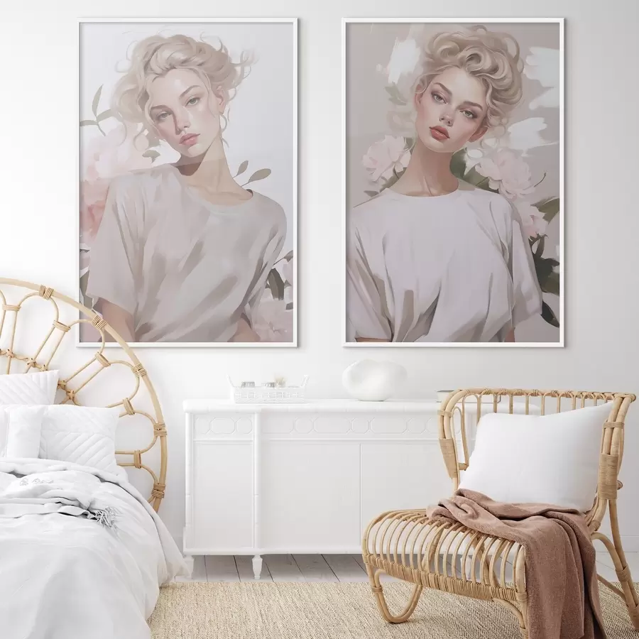 Картина Портрет дівчини d01187