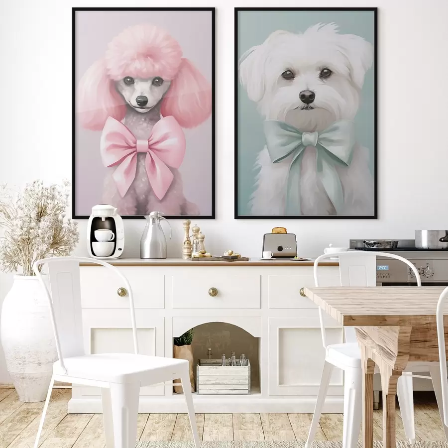 Картина Собака з луком d01193