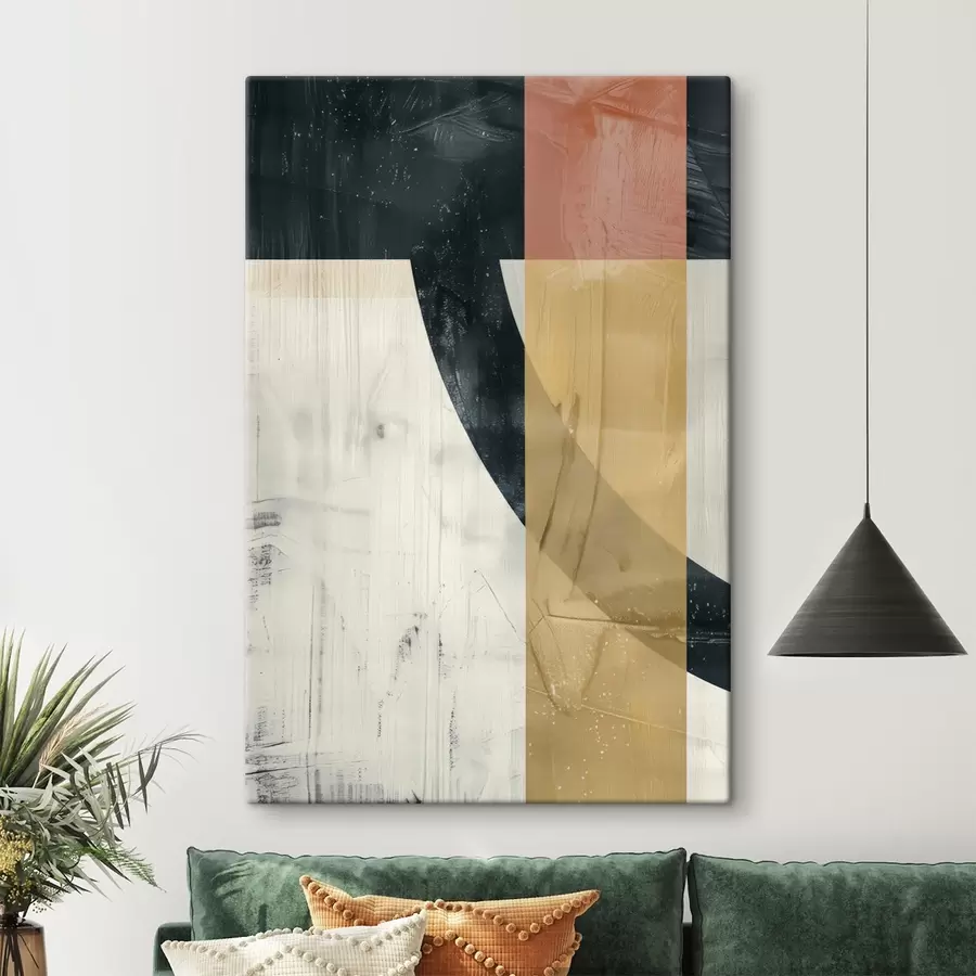 Картина Геометричні фігури на бетонному тлі s47634