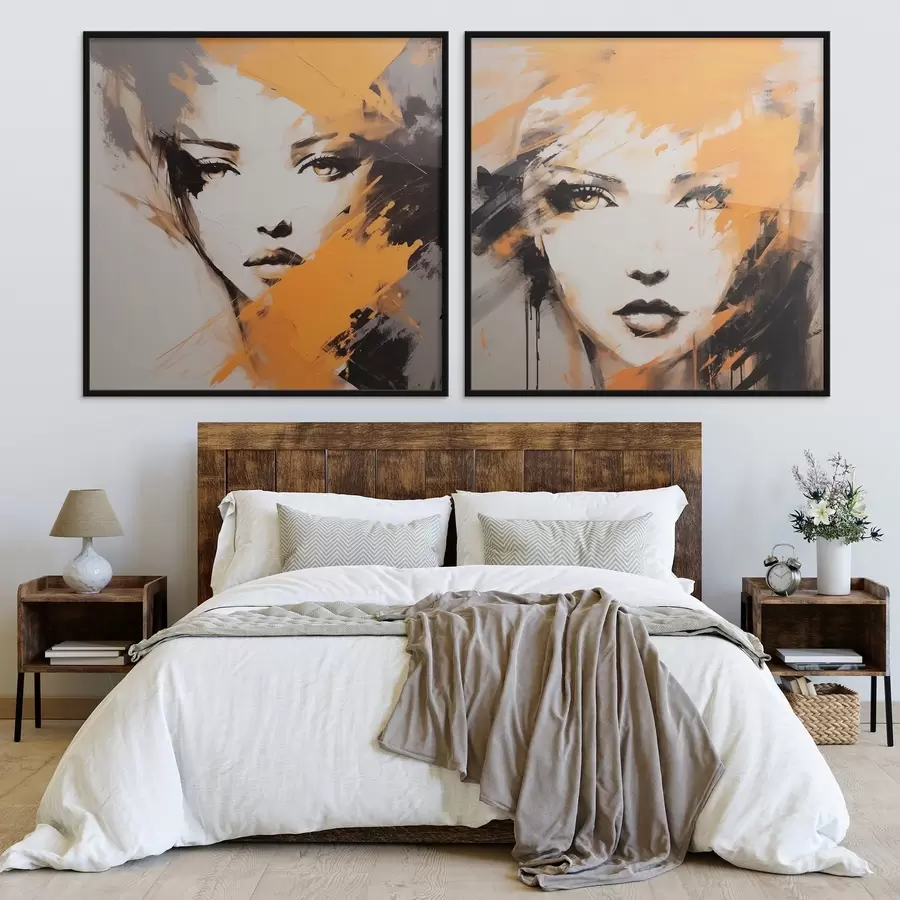 Картина Абстрактні портрети d01197