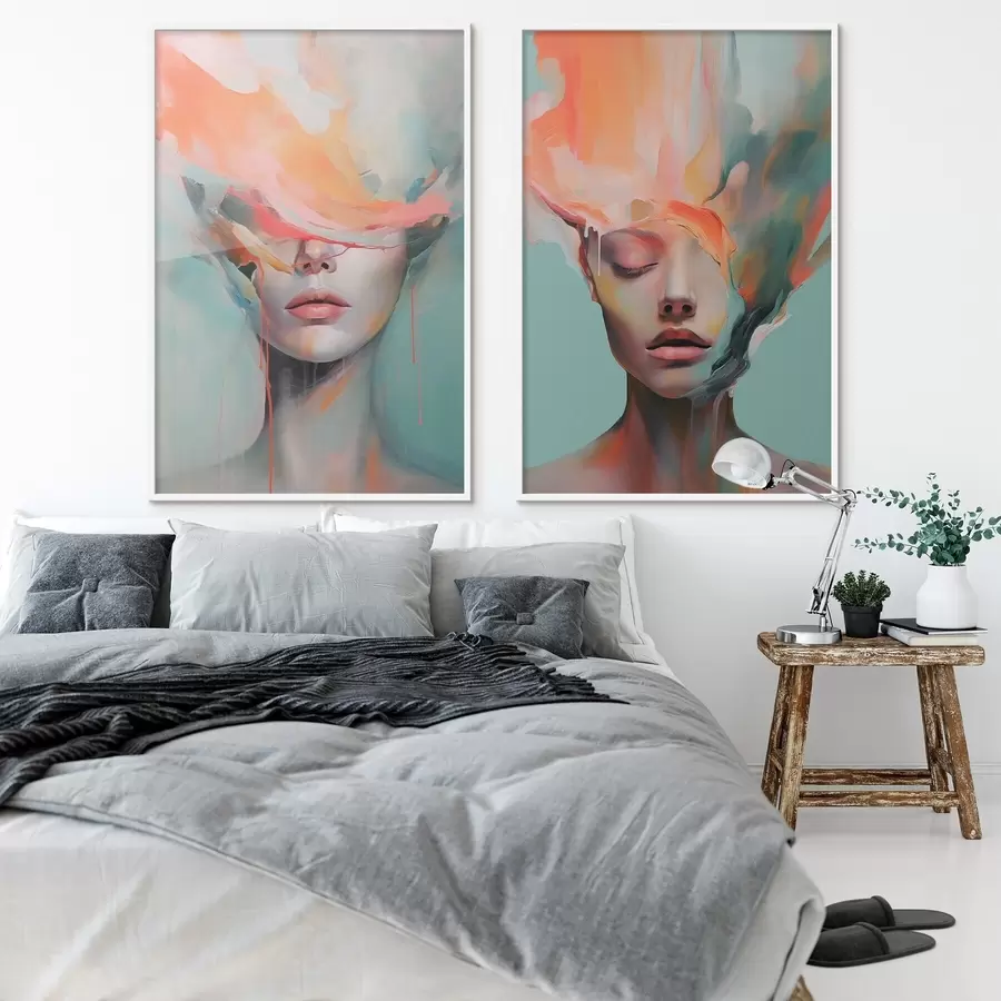 Картина Абстрактні портрети d01211