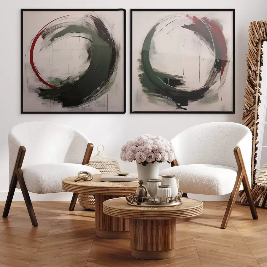 Картина Абстрактні кола d01207