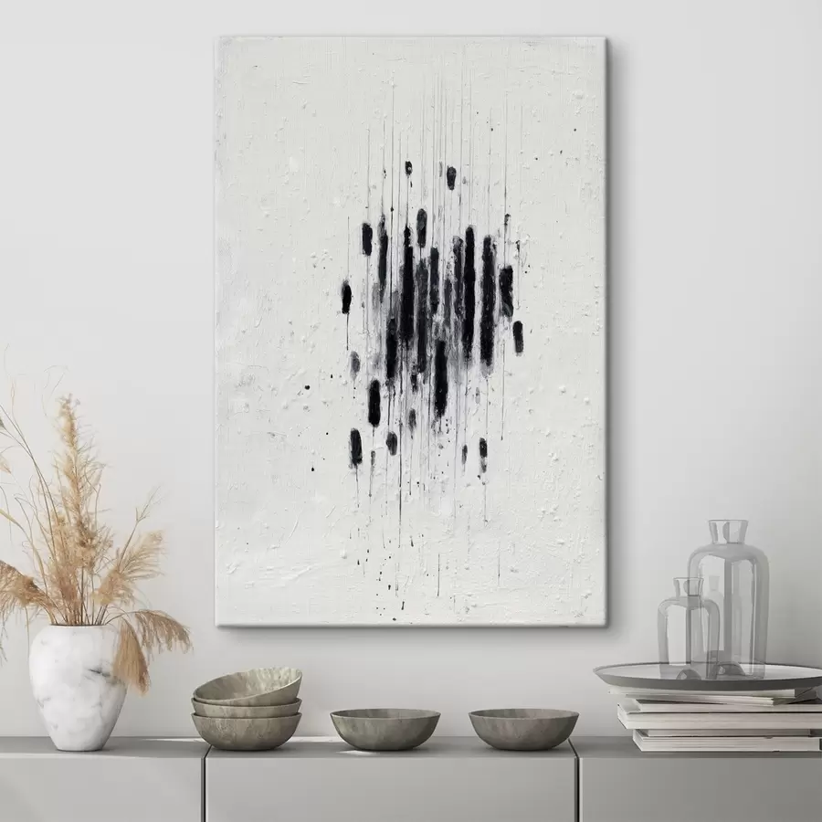 Картина Мінімалістичне мистецтво з виразними мазками та розмитими краями в сучасному стилі живопису s46957