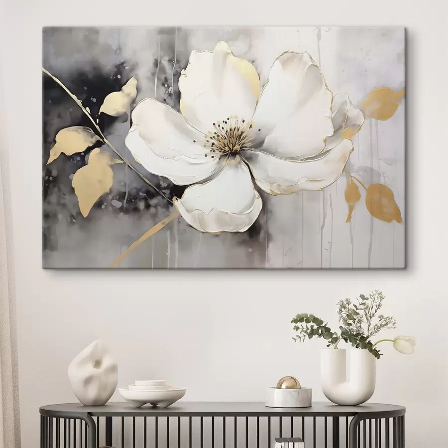 Картина Велика абстрактна квітка s47643