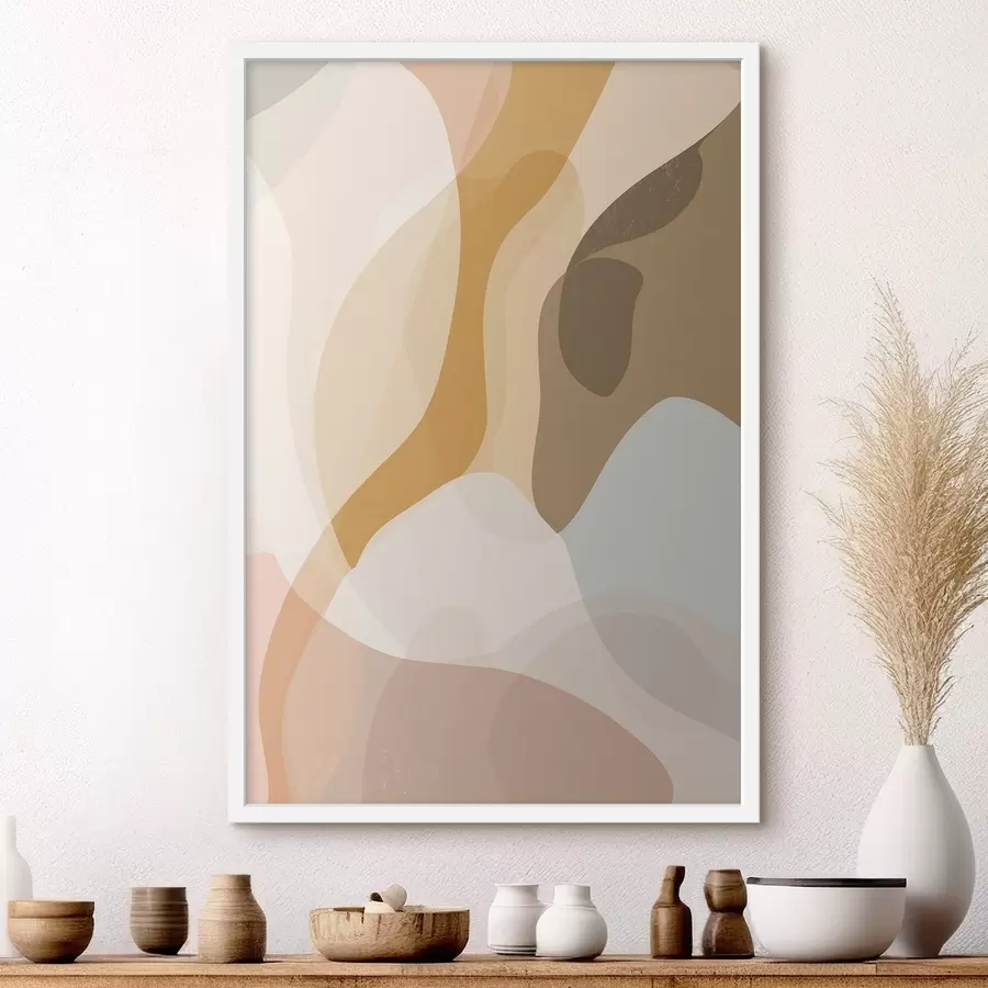 Картина Абстракція, імітація акварелі f47648