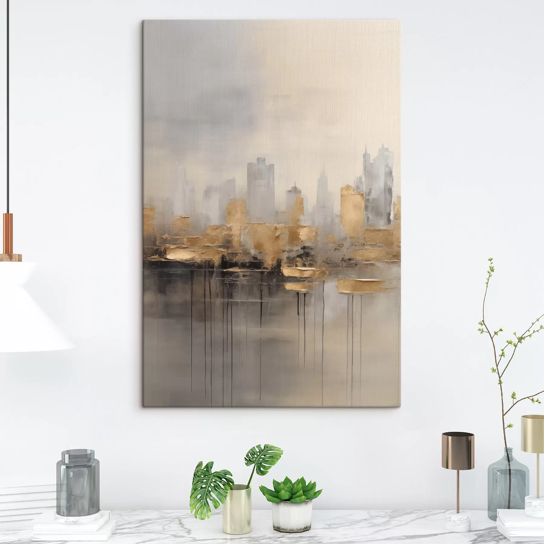 Картина Місто в тихих відтінках s47672
