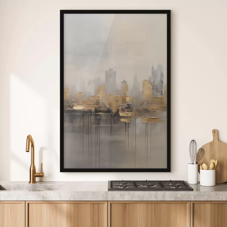 Картина Місто в тихих відтінках f47672