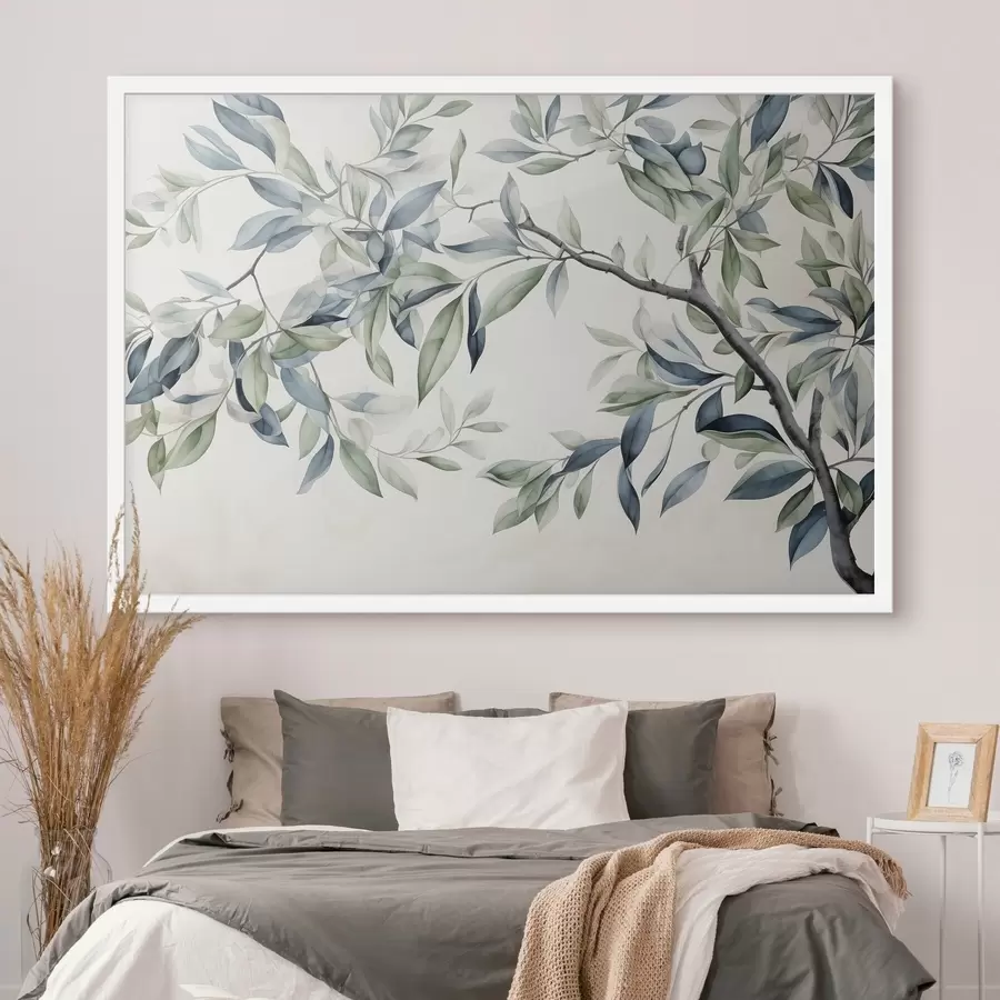 Картина Гілка дерева, акварельний малюнок f47704