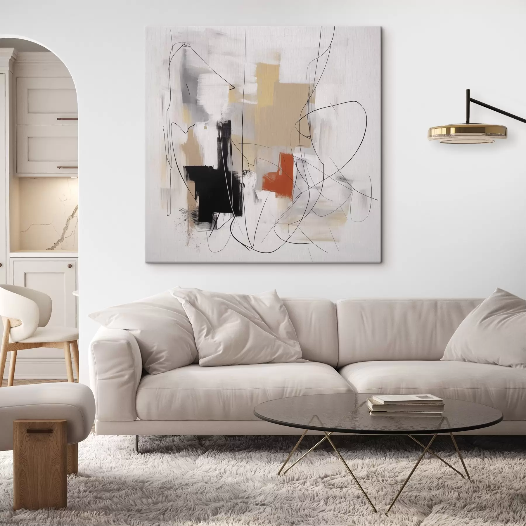 Картина Хаотична абстракція s47723