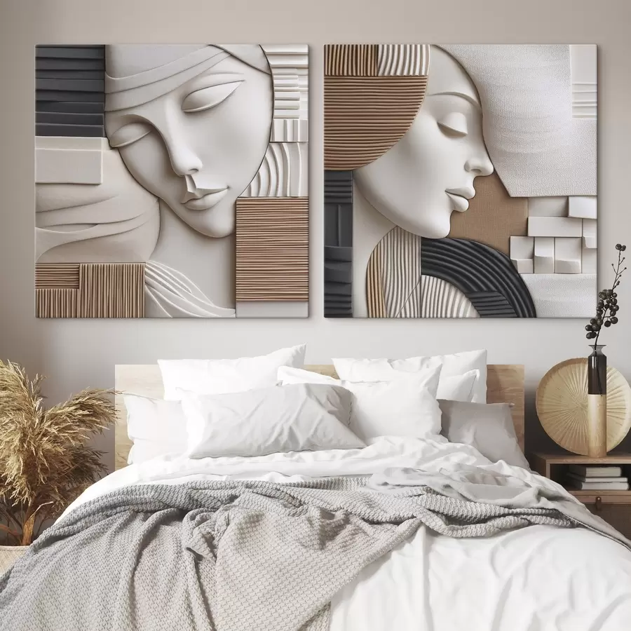 Картина Абстрактний портрет m01289