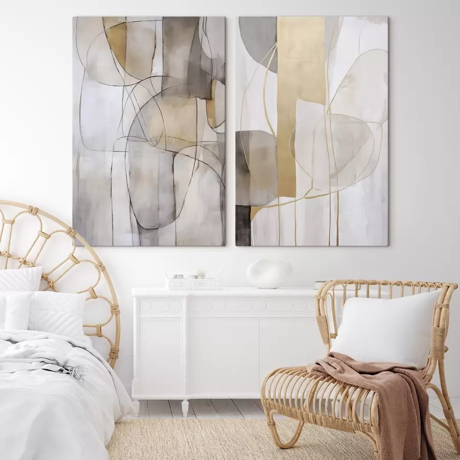 Картина Абстрактна імітація живопису m01294