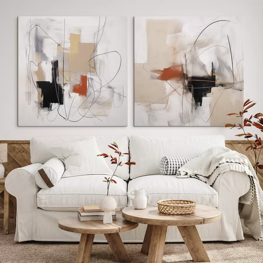 Картина Хаотична абстракція m01296