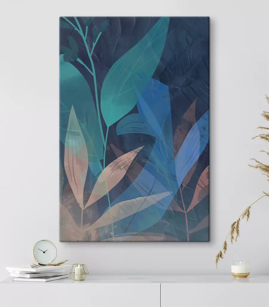 Картина Абстрактні гілки та листя s47748