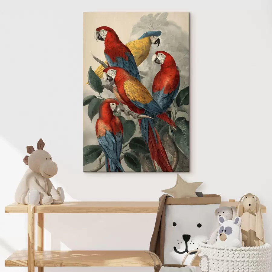 Картина Вінтажні папуги s47730