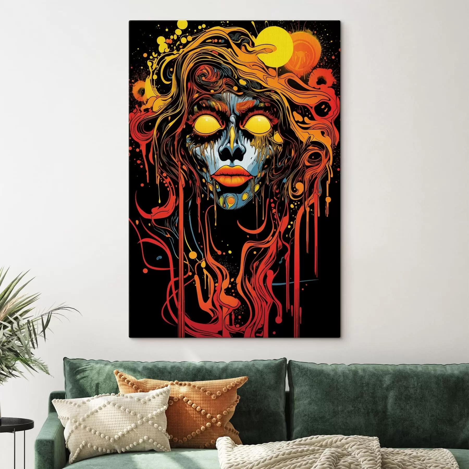 Картина Яскравий абстрактний портрет s47738