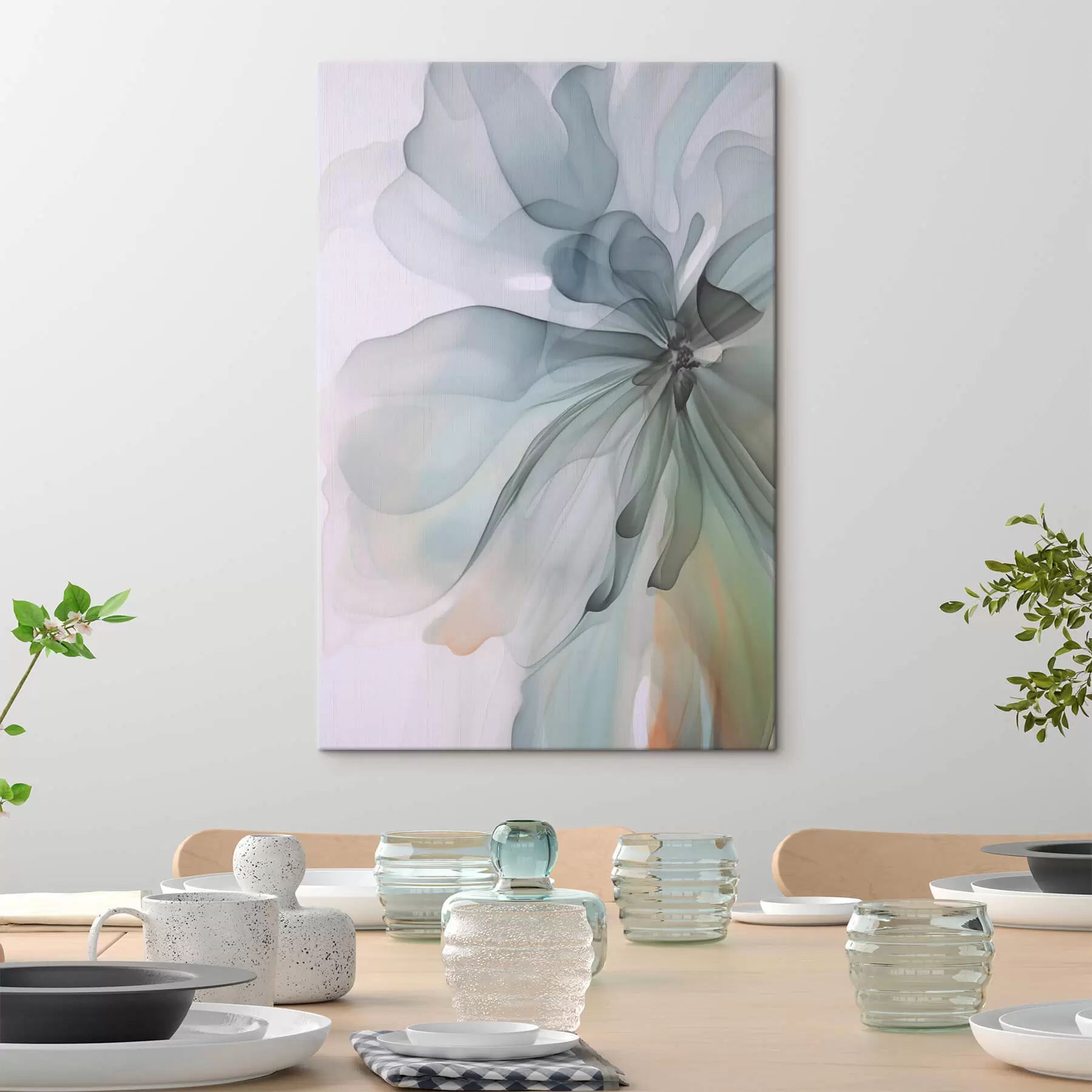 Картина Абстрактна ніжна квітка s47328